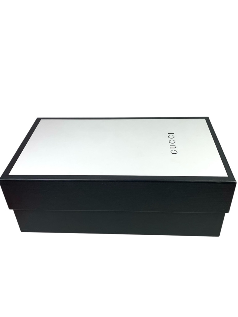 Gucci Black and Off White Logo Shoe Box Dust Bag Ribbon - Picture 2 of 7